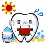 歯の夏の検診 byきのこむし夢子