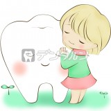 歯を大事にする女の子 子供 by mocaco