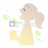 歯を磨く女の子 子供 シルエット by 白い毛玉