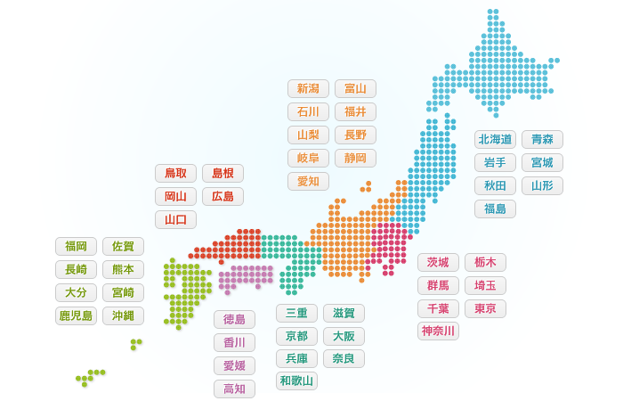 歯科医院を地図から検索